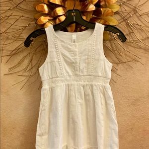 Cherokee girls’ embroidery dress white sz 7/8 M